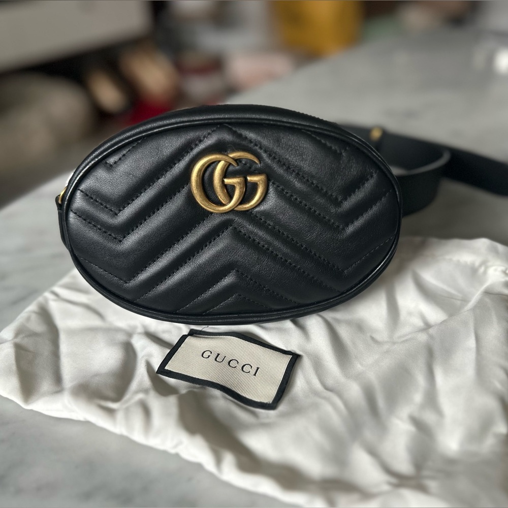 Gucci Calfskin Belt Bag 85-34